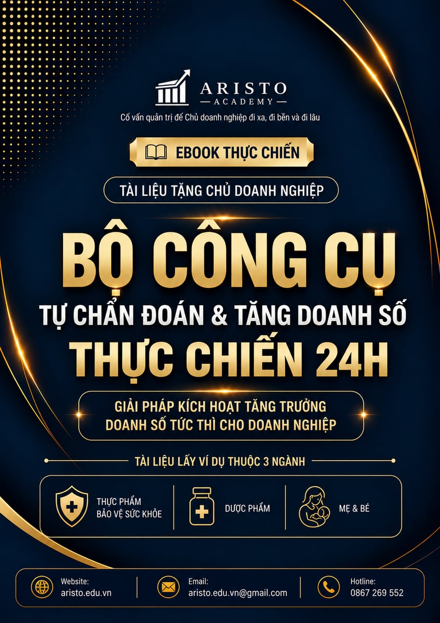 Bìa ebook Bộ công cụ Tự chẩn đoán & Tăng doanh số Thực chiến 24H